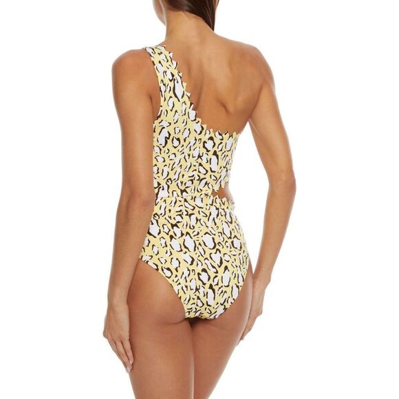 Onia Betty cut out one piece swimsuit leopard - Picture 2 of 9